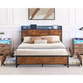 Full Bed Frame with Headboard