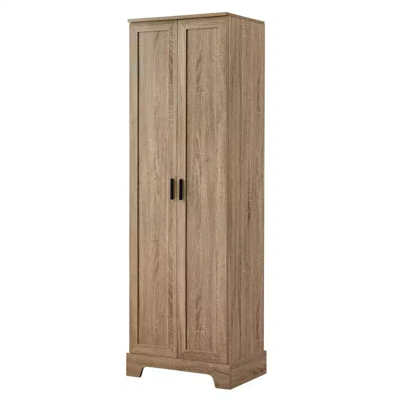 Double Door Bathroom Storage Cabinet with Adjustable Shelf, Verticle Cabinet