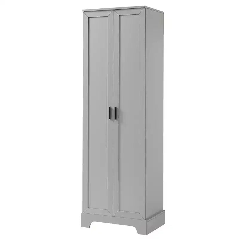 Double Door Bathroom Storage Cabinet with Adjustable Shelf, Verticle Cabinet