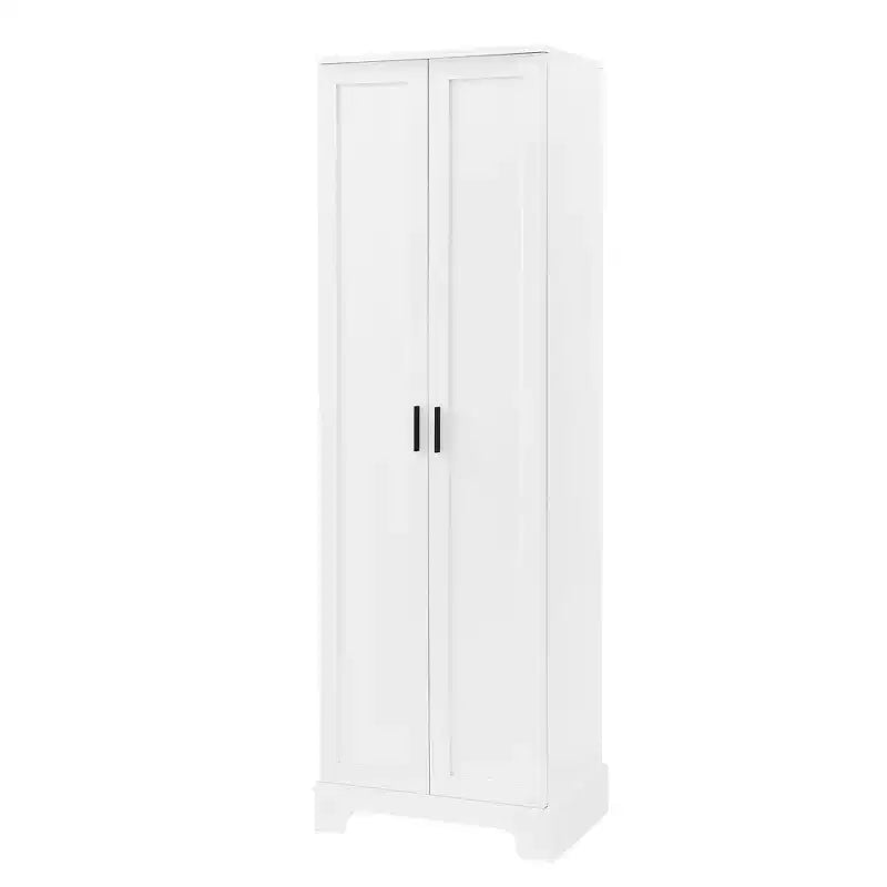 Double Door Bathroom Storage Cabinet with Adjustable Shelf, Verticle Cabinet