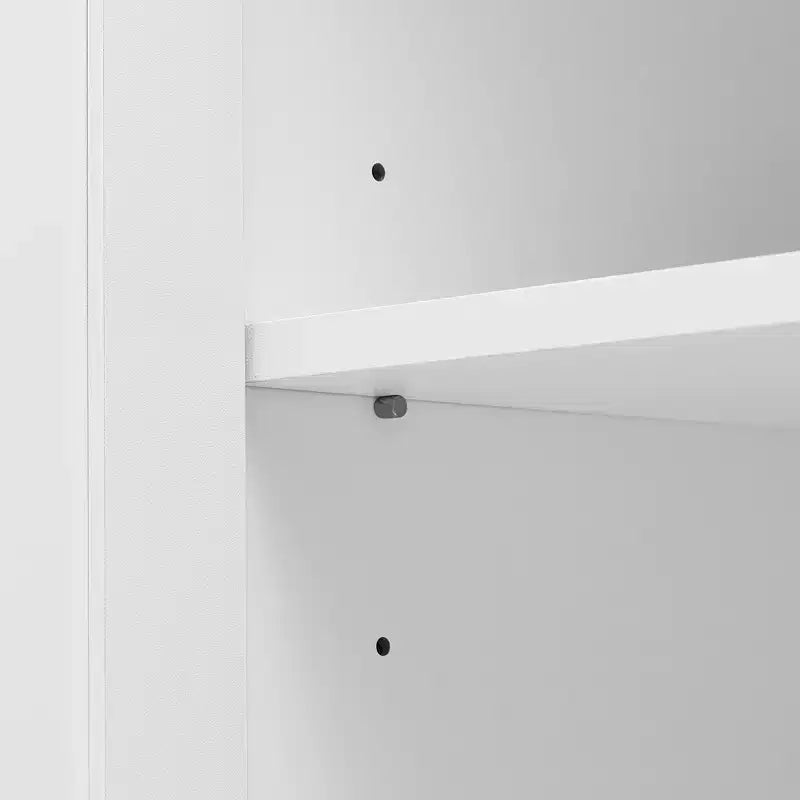 Double Door Bathroom Storage Cabinet with Adjustable Shelf, Verticle Cabinet