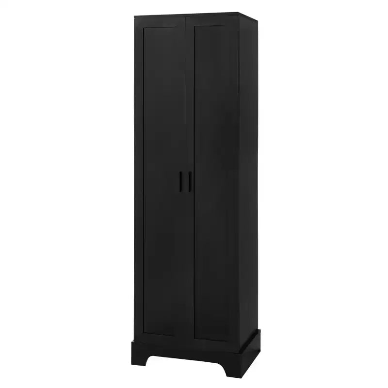 Double Door Bathroom Storage Cabinet with Adjustable Shelf, Verticle Cabinet