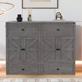 Full/Queen Size Murphy Bed with Large Drawers & USB Ports
