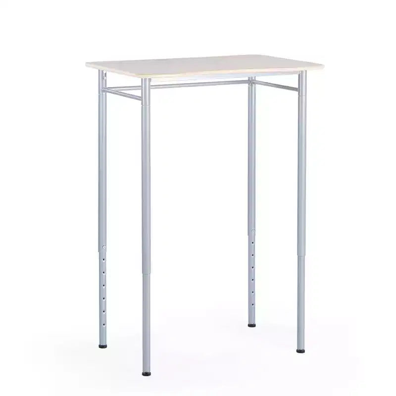Guidecraft Standing Desk - Rectangle  Adjustable Study Desk for Kids & Adults, Wooden Writing Desk for Home, Clasroom Station with Sturdy Metal Legs