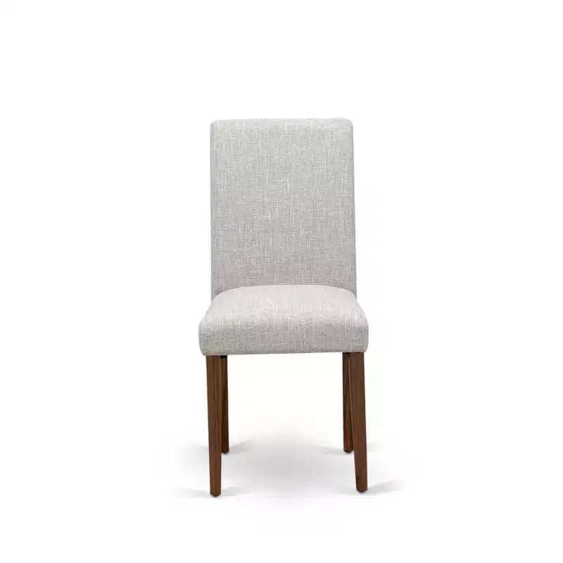 Set of 2 Modern Solid Wood Dining Chairs with Ergonomic Backrest for Kitchen and Dining Room