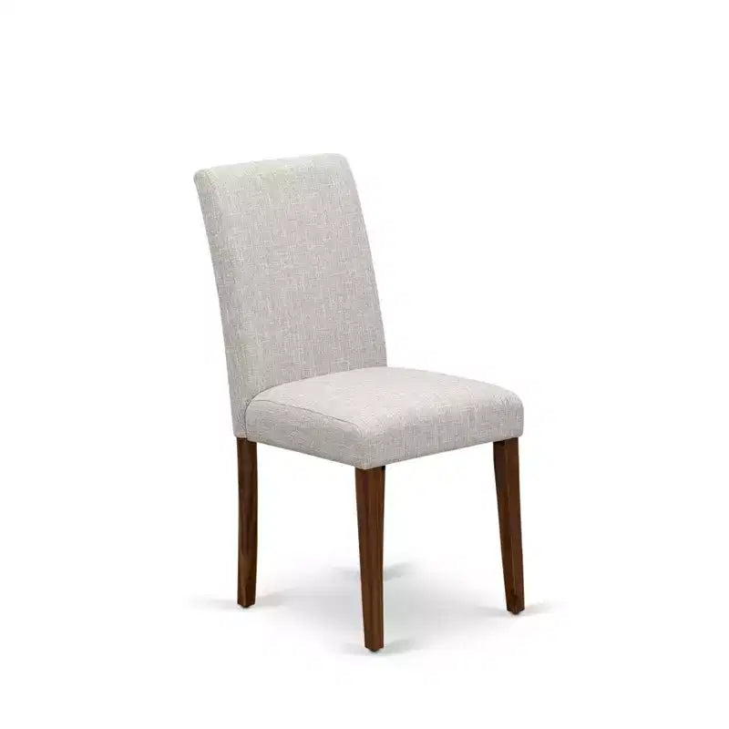 Set of 2 Modern Solid Wood Dining Chairs with Ergonomic Backrest for Kitchen and Dining Room