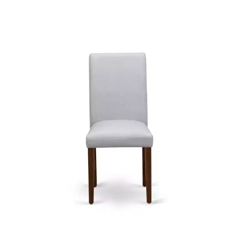 Set of 2 Modern Solid Wood Dining Chairs with Ergonomic Backrest for Kitchen and Dining Room