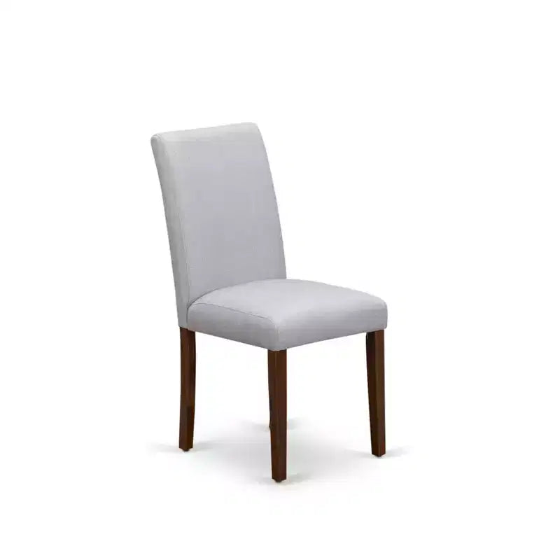 Set of 2 Modern Solid Wood Dining Chairs with Ergonomic Backrest for Kitchen and Dining Room