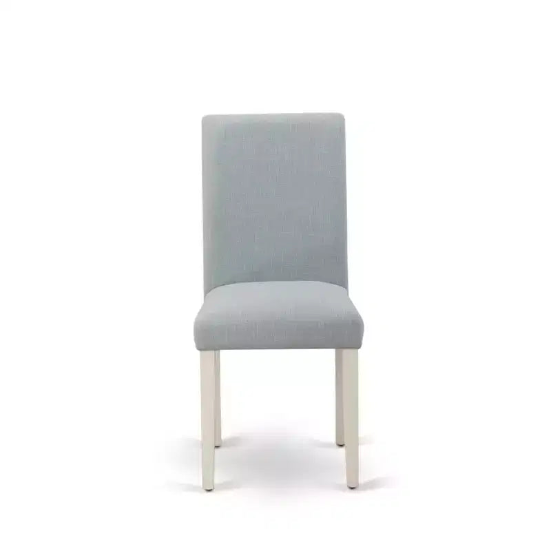 Set of 2 Modern Solid Wood Dining Chairs with Ergonomic Backrest for Kitchen and Dining Room