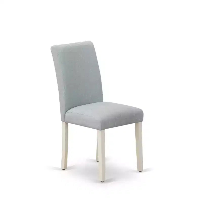 Set of 2 Modern Solid Wood Dining Chairs with Ergonomic Backrest for Kitchen and Dining Room