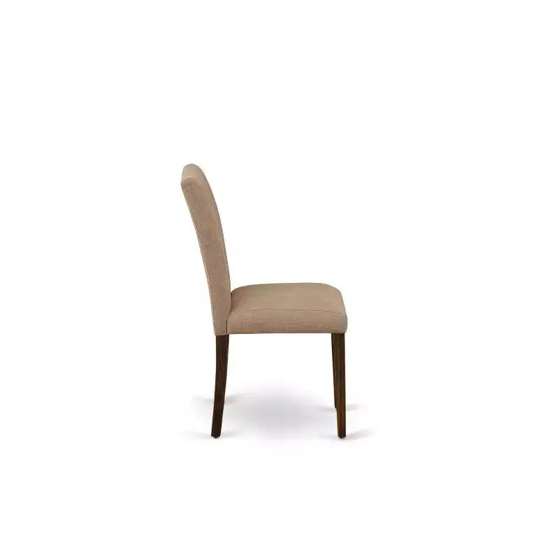 Set of 2 Modern Solid Wood Dining Chairs with Ergonomic Backrest for Kitchen and Dining Room