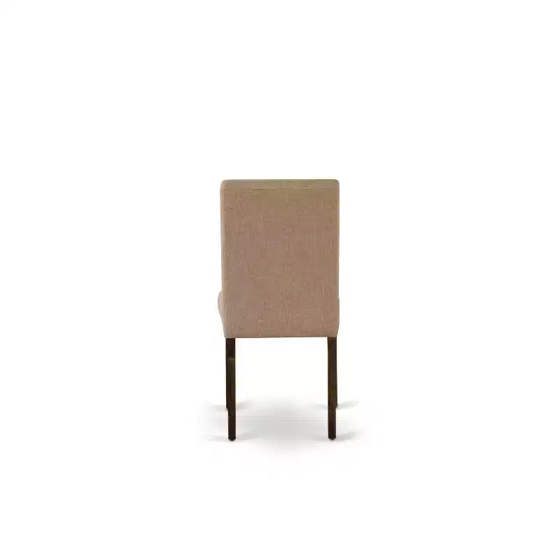 Set of 2 Modern Solid Wood Dining Chairs with Ergonomic Backrest for Kitchen and Dining Room