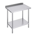 VEVOR 24 x 36 x 36 Inch Stainless Steel Work Table, Commercial Food Prep Worktable Heavy Duty Prep Worktable, Metal Work Table