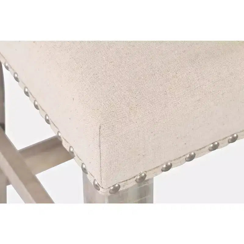 52 Backless Upholstered Counter Height Bench