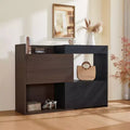 Extendable & Rotating Corner Shoe Cabinet, 32.5 to 58.8 Inch Storage Cabinet with Drawer for Hallway Entryway