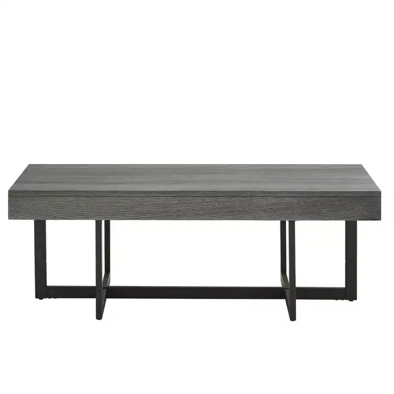 Eldersley 2 Drawer Coffee Table - Grey - iNSPIRE Q