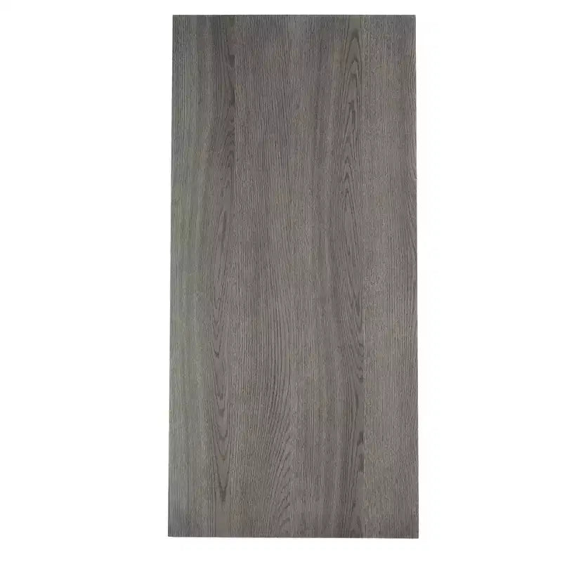 Modern Grey Coffee Table with 2 Storage Drawers – Wooden Living Room Center Table with Sturdy Frame