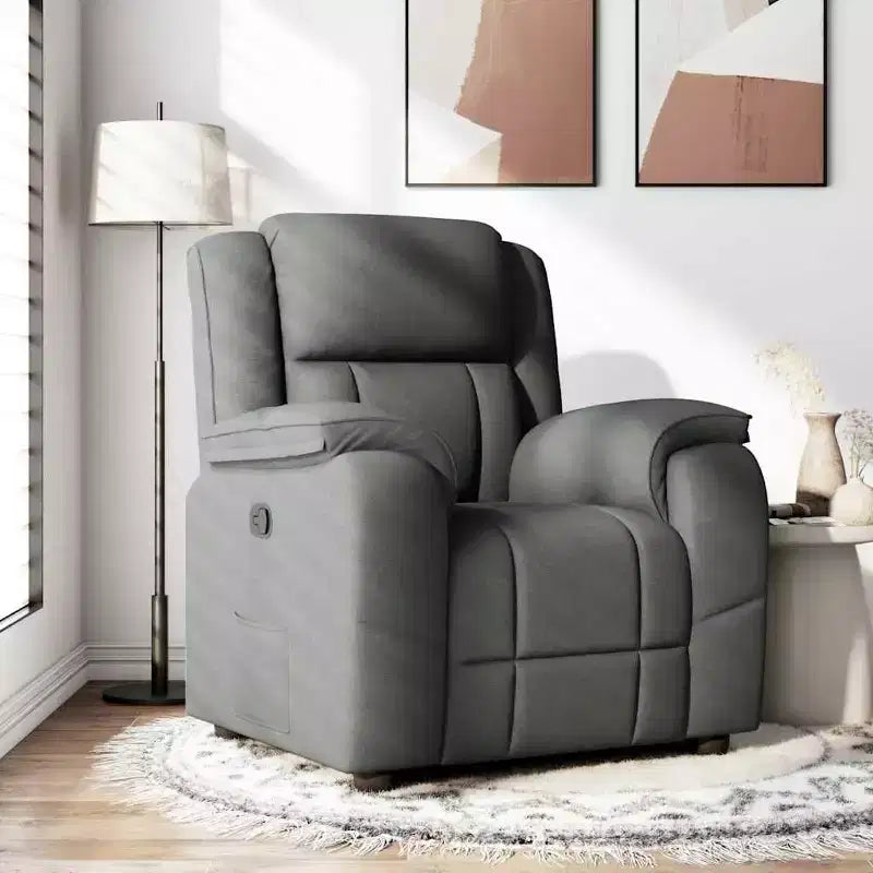 Electric Recliner Chair with Massage Function in Fabric