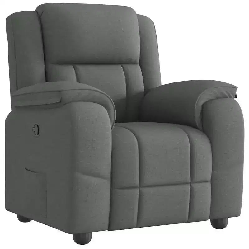 Electric Recliner Chair with Massage Function in Fabric
