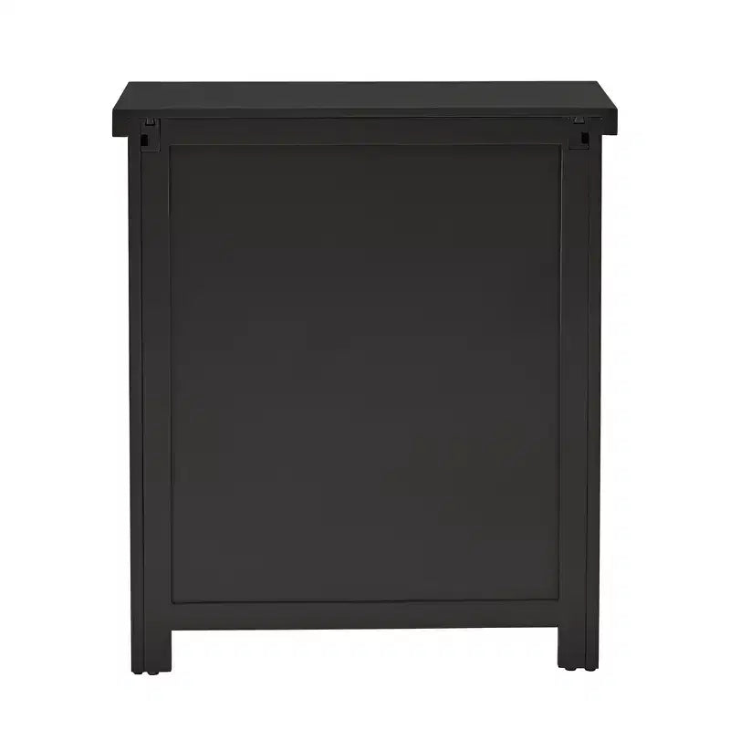 2-Door Storage Cabinet with Glass Doors – Adjustable Shelf Display Cabinet for Living Room, Bedroom or Hallway