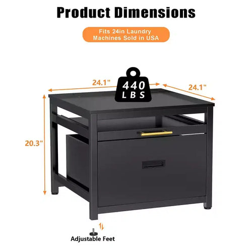 24.1 Laundry Pedestal for Compact Washing Machine
