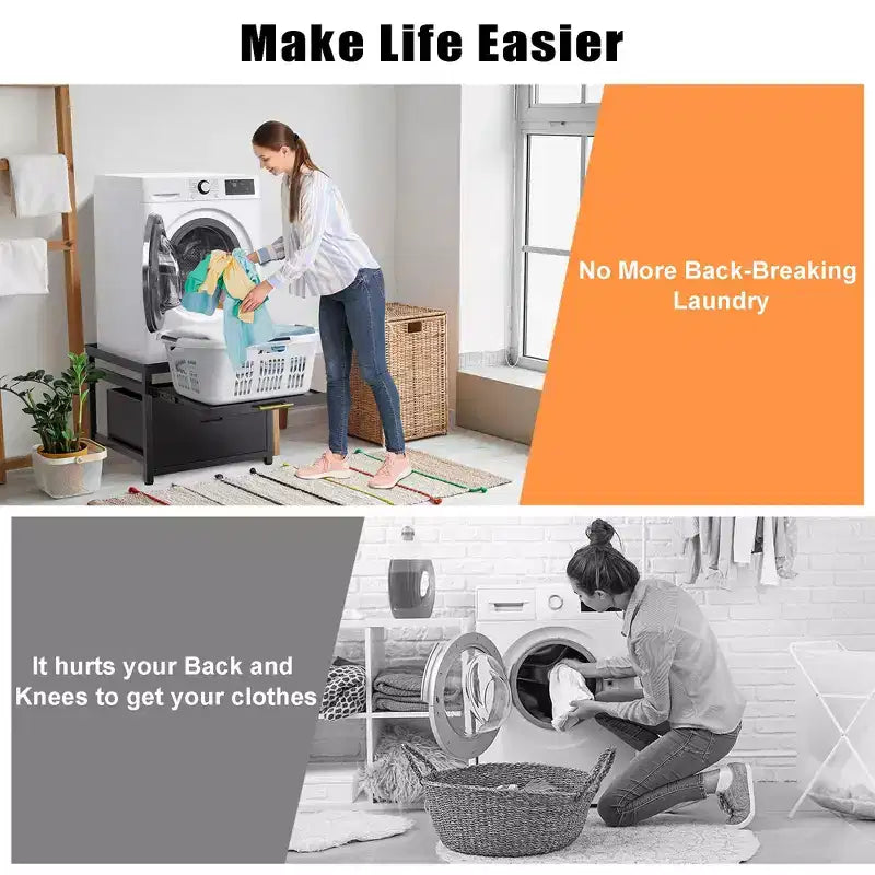 24.1 Laundry Pedestal for Compact Washing Machine