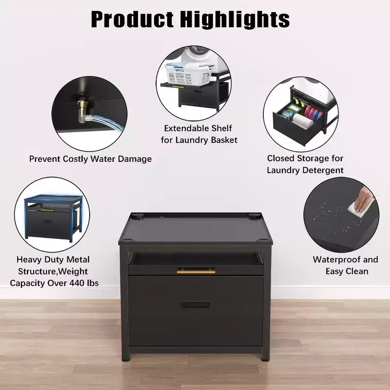 24.1 Laundry Pedestal for Compact Washing Machine