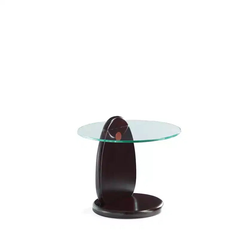 Dark Walnut Coffee Table and End Table Set – Mid Century Modern Wood Accent Table Set for Living Room
