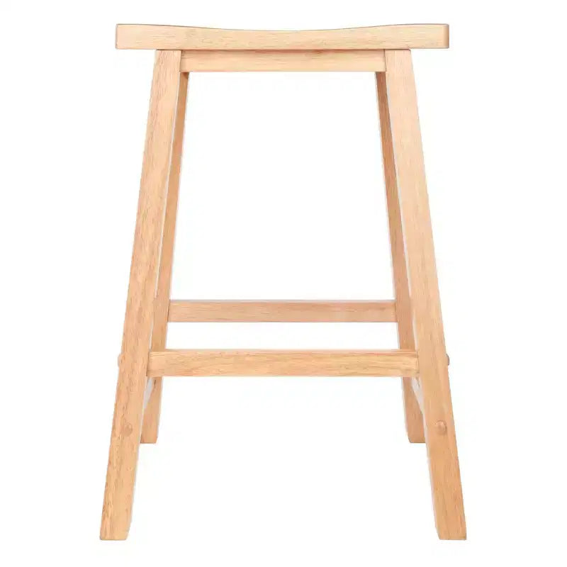 24" Saddle Seat Counter Height Barstool