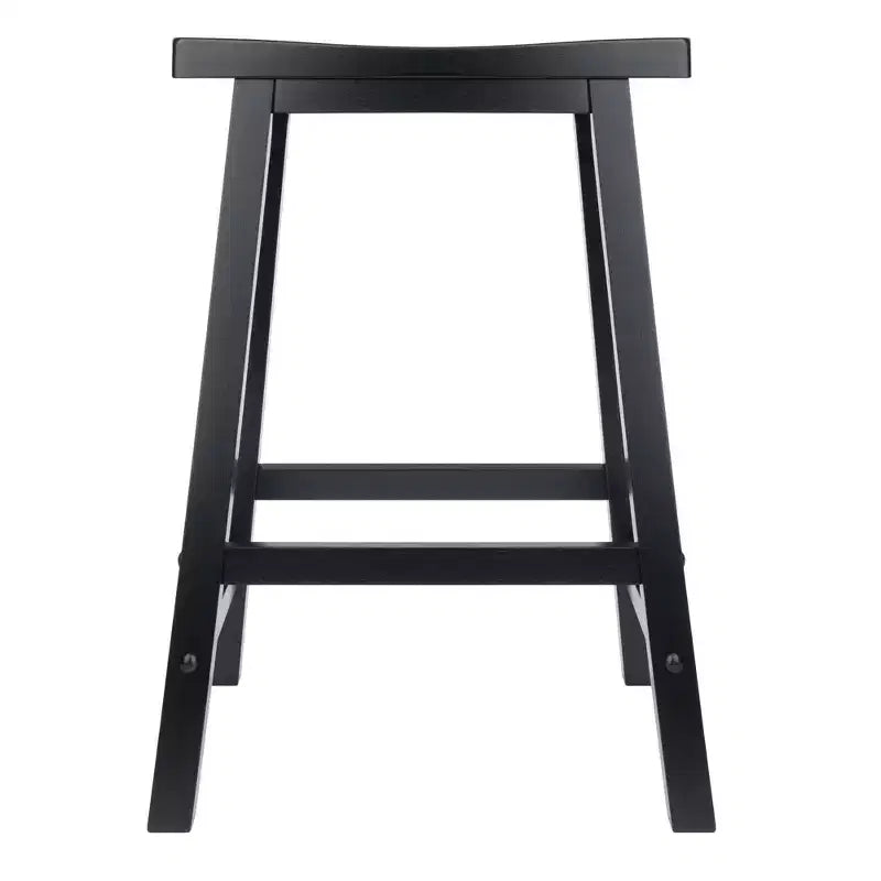 24" Saddle Seat Counter Height Barstool