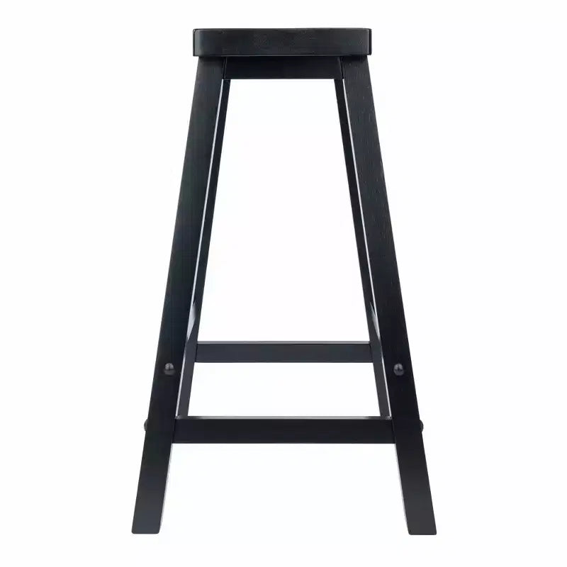 24" Saddle Seat Counter Height Barstool