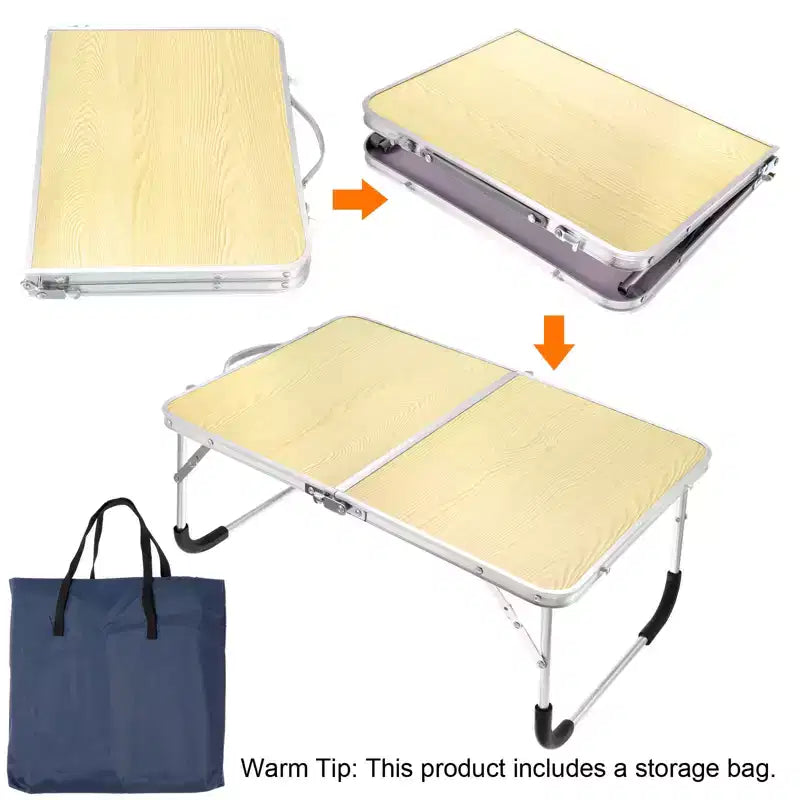 Portable Foldable Working Desks with Tote Bag for Bed Sofa