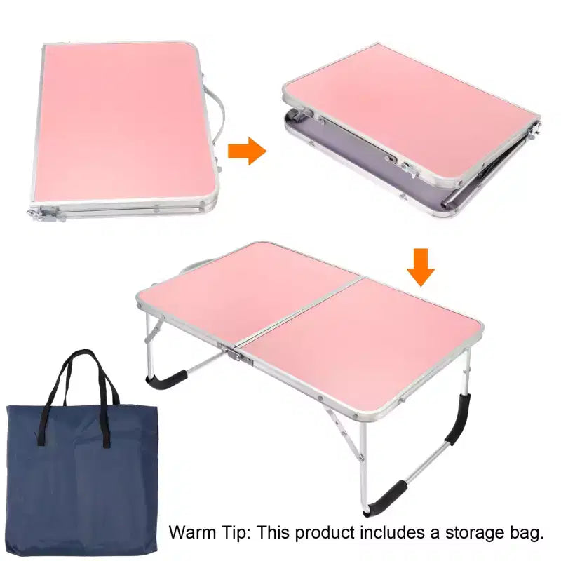 Portable Foldable Working Desks with Tote Bag for Bed Sofa